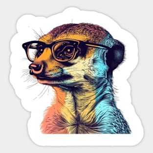 Meerkat Mob Boss: Sands & Specs! Sticker